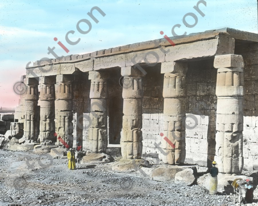 Totentempel Sethos I. | Mortuary Temple of Seti I. - Foto foticon-simon-008-049.jpg | foticon.de - Bilddatenbank für Motive aus Geschichte und Kultur
